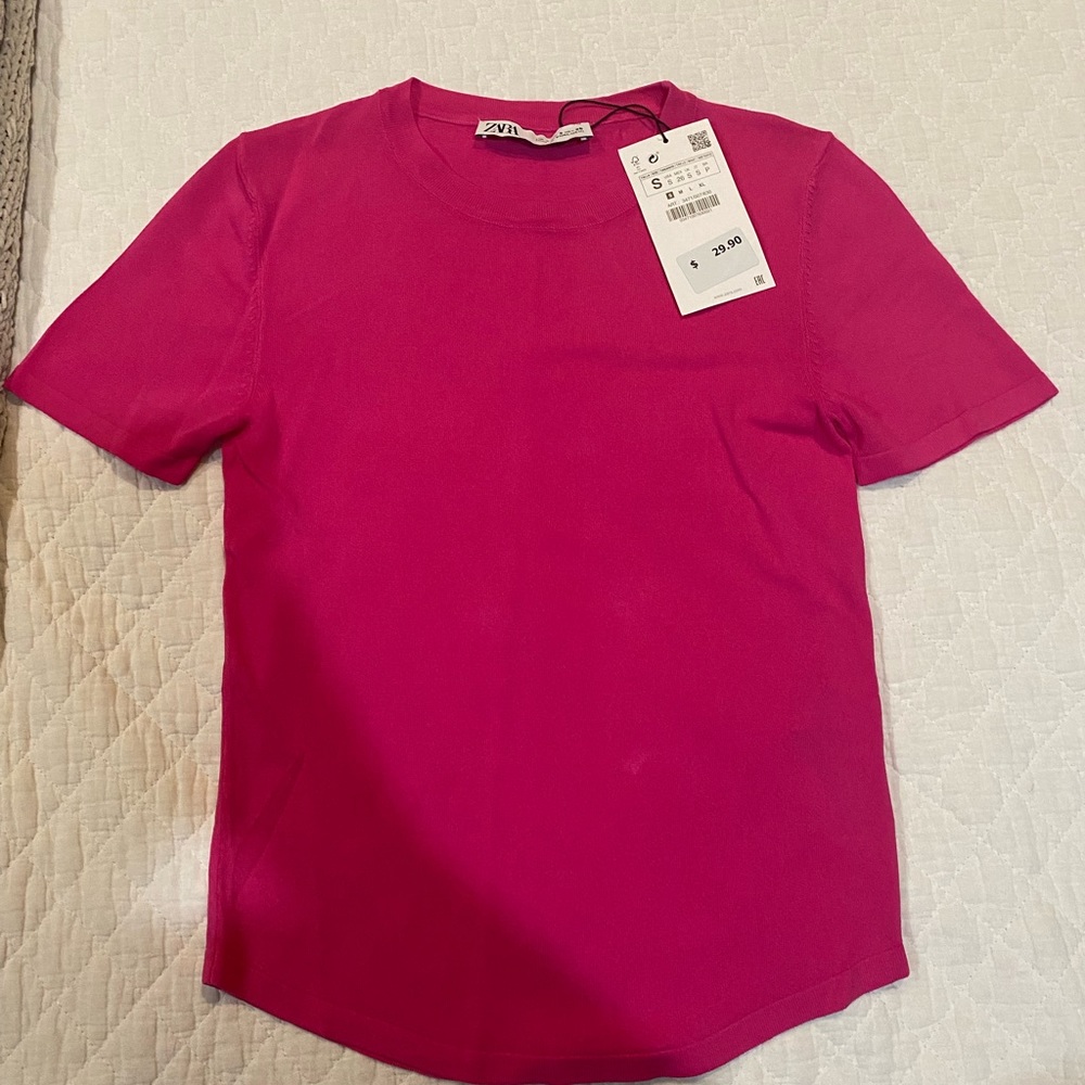 Zara Basic Extrafine Knit Top